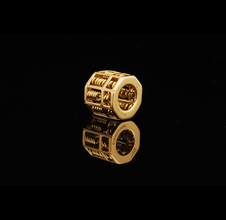 Octagon Abacus 18K Pendant -Yellow