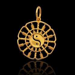 Feng Shui Yin Yang Abacus Pendant