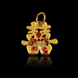 Double Happiness Pendant