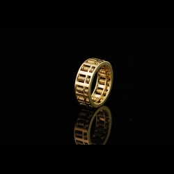 Classic Abacus 18K Ring