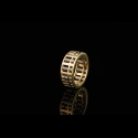 Classic Abacus Two Tone 18K Ring